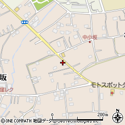 埼玉県坂戸市中小坂707-4周辺の地図