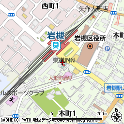 山内農場 岩槻東口駅前店周辺の地図