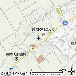 埼玉県坂戸市浅羽1543周辺の地図