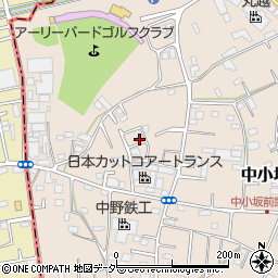 埼玉県坂戸市中小坂958-21周辺の地図