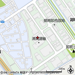 小津産業　埼玉第一物流センター周辺の地図