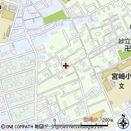 千葉県野田市宮崎42周辺の地図