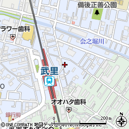 埼玉県春日部市大場1179周辺の地図