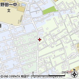 千葉県野田市宮崎33周辺の地図