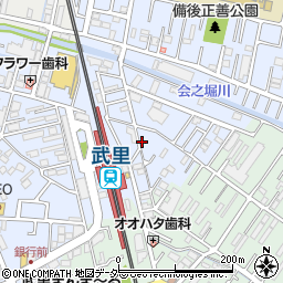 埼玉県春日部市大場1178周辺の地図