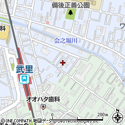 埼玉県春日部市大場1196周辺の地図