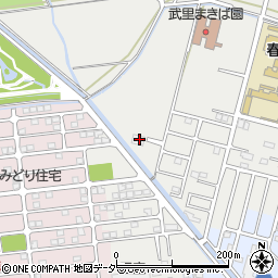 埼玉県春日部市武里中野687周辺の地図