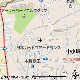 埼玉県坂戸市中小坂958-26周辺の地図