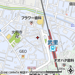 埼玉県春日部市大場1109周辺の地図