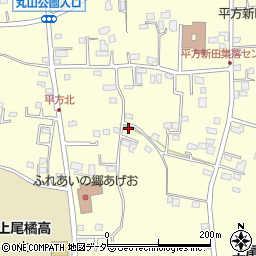 埼玉県上尾市平方1886周辺の地図