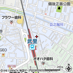 埼玉県春日部市大場1159周辺の地図