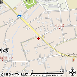 埼玉県坂戸市中小坂707-16周辺の地図
