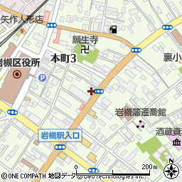トヨタレンタリース埼玉岩槻駅東口店周辺の地図
