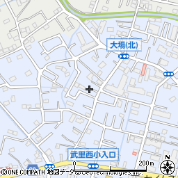 埼玉県春日部市大場787周辺の地図