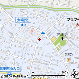 埼玉県春日部市大場1339周辺の地図