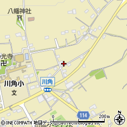 埼玉県入間郡毛呂山町川角1194周辺の地図
