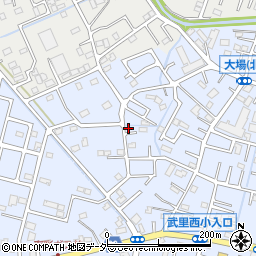 埼玉県春日部市大場1492周辺の地図