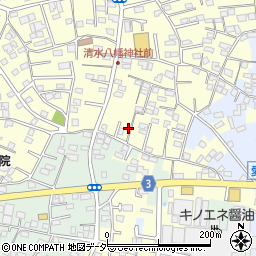 千葉県野田市清水91-1周辺の地図