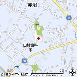 埼玉県春日部市赤沼815周辺の地図