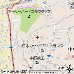 埼玉県坂戸市中小坂958-15周辺の地図
