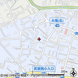 埼玉県春日部市大場791周辺の地図