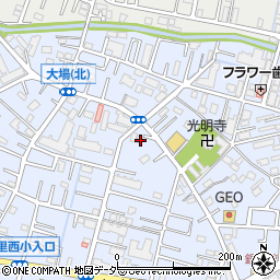 埼玉県春日部市大場1337周辺の地図