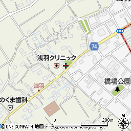 埼玉県坂戸市浅羽992周辺の地図