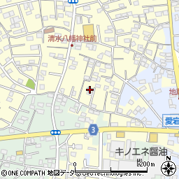 千葉県野田市清水90-7周辺の地図