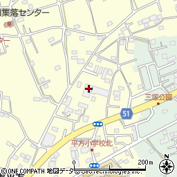 埼玉県上尾市平方1643周辺の地図