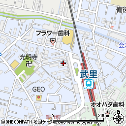 埼玉県春日部市大場1108周辺の地図