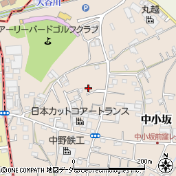 埼玉県坂戸市中小坂961-12周辺の地図