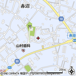 埼玉県春日部市赤沼851周辺の地図