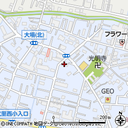 埼玉県春日部市大場1338周辺の地図