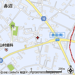 埼玉県春日部市赤沼856周辺の地図