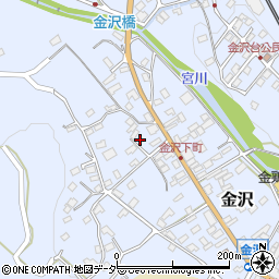 長野県茅野市金沢857周辺の地図