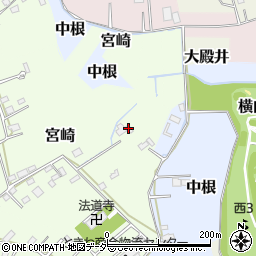 千葉県野田市宮崎256周辺の地図