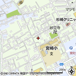 千葉県野田市宮崎62周辺の地図