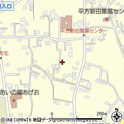 埼玉県上尾市平方1848-8周辺の地図