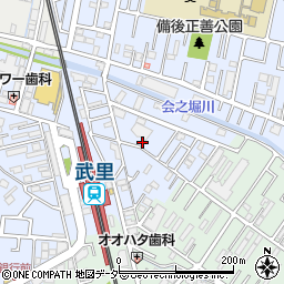 埼玉県春日部市大場1185周辺の地図