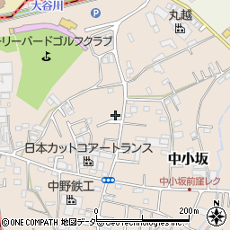 埼玉県坂戸市中小坂961-9周辺の地図