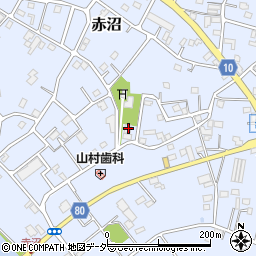 埼玉県春日部市赤沼817周辺の地図