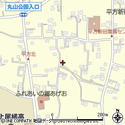 埼玉県上尾市平方1861周辺の地図