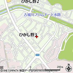 茨城県守谷市ひがし野3丁目24-19周辺の地図