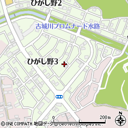 茨城県守谷市ひがし野3丁目24-10周辺の地図