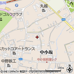 埼玉県坂戸市中小坂746-14周辺の地図