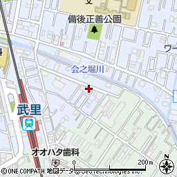 埼玉県春日部市大場1195周辺の地図