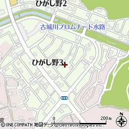 茨城県守谷市ひがし野3丁目24-20周辺の地図