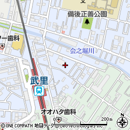 埼玉県春日部市大場1189周辺の地図