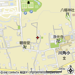 埼玉県毛呂山町（入間郡）川角周辺の地図