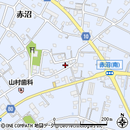 埼玉県春日部市赤沼854周辺の地図